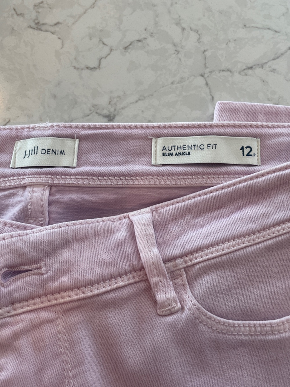 J. Jill Light Pink Authentic Fit Women's Jeans NWOT - Picture 2 of 3